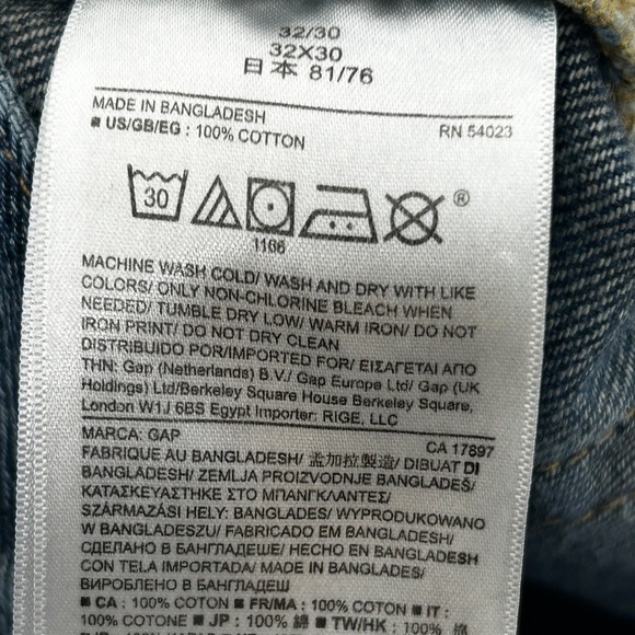 GAP Vintage Men’s Straight Vinta Vintage Blue Jeans Sz 32x30 Preppy Quiet Luxury - Picture 8 of 9